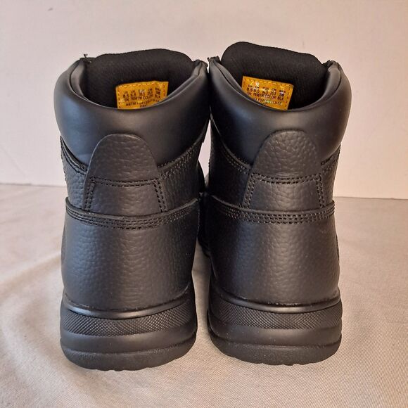 Skechers Women's 8.5W Workshire Peril Steel Toe Work Boot 76561W Black Leather - Picture 3 of 14